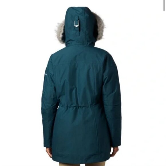 NWT Columbia Women's Carson Path Interchange 3 in 1 Hooded Teal Jacket Size 3X - Picture 2 of 16